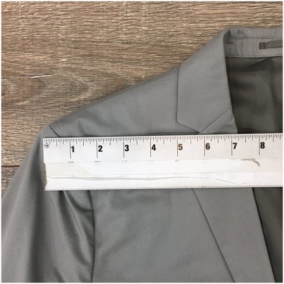 Theory Mens Blazer Sport Coat Two Button Casual Jacket Size 42R Slim Cotton Suit - Picture 10 of 14